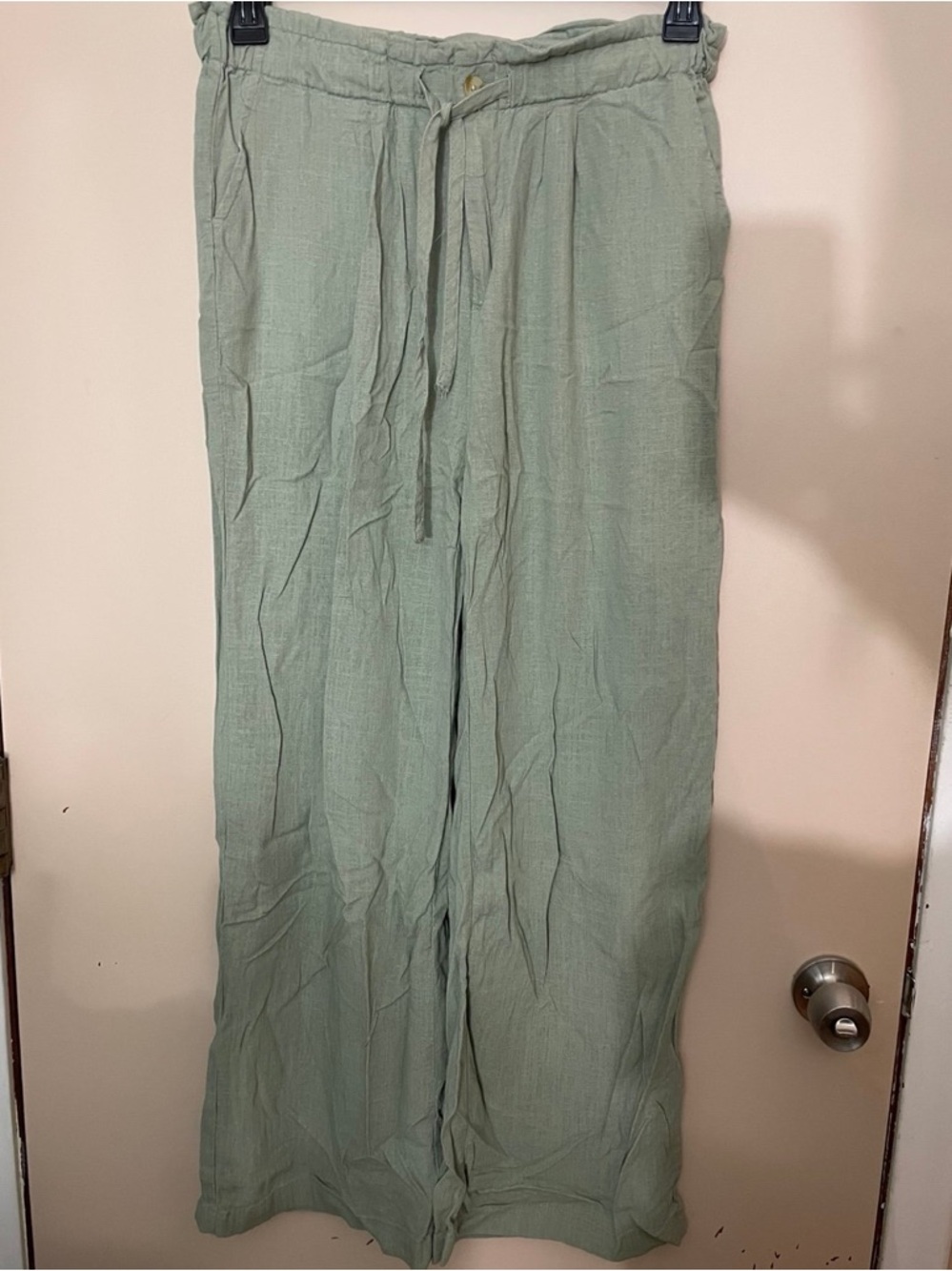 Sage Green Drawstring Pants